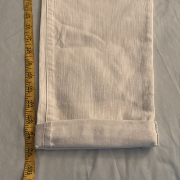 New Gloria Vanderbilt All Around Slimming Effect White Crop Roll-Up Pants - Picture 8 of 13